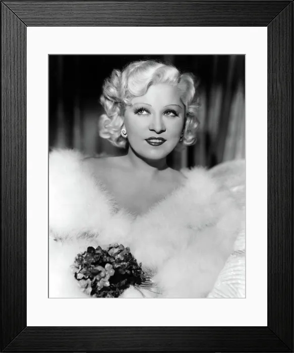 Framed Print : Mae West, April, 1937