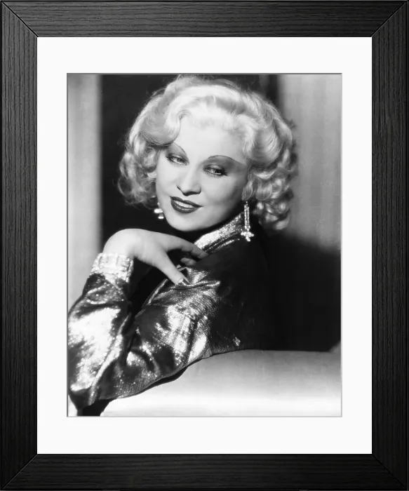 Framed Print : Mae West, ca. 1935 Framed Print : Mae West, ca. 1935