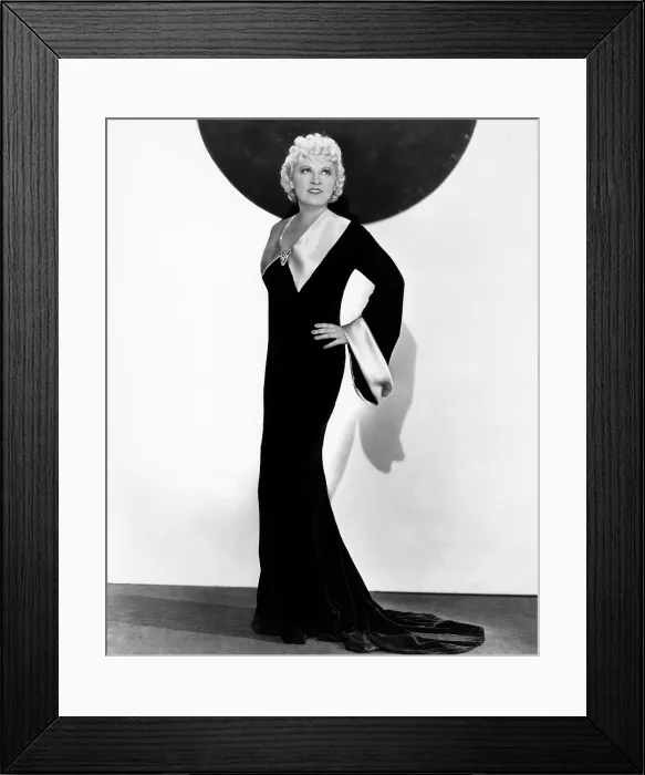 Framed Print : Mae West, ca. 1936