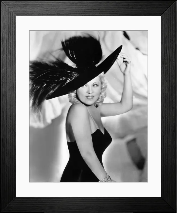 Framed Print : Mae West, mid 1930s