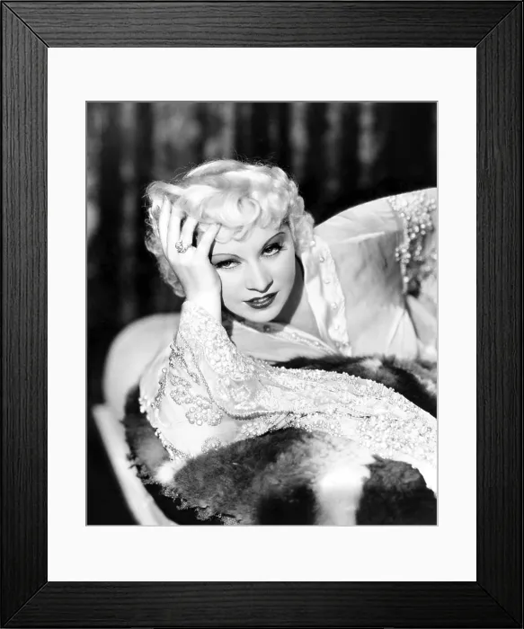 Framed Print : Mae West, 1930s