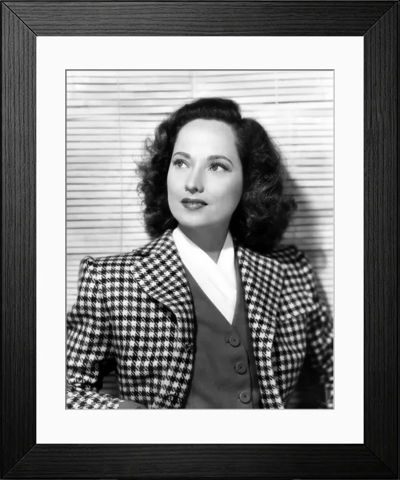 Framed Print : Merle Oberon, 1945