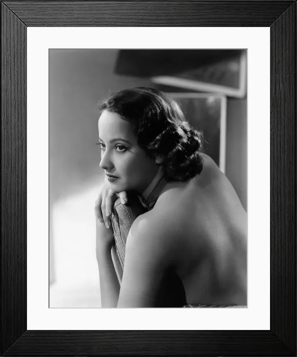 Framed Print : Merle Oberon, ca. 1936