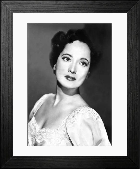 Framed Print : Merle Oberon, 1953