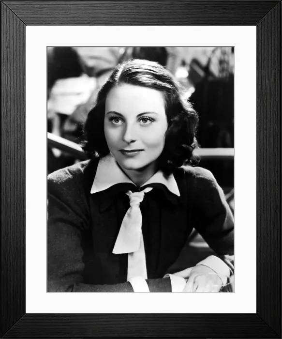Framed Print : Michele Morgan, portrait