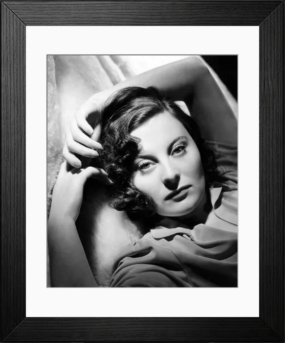 Framed Print : Michele Morgan, portrait ca. 1941