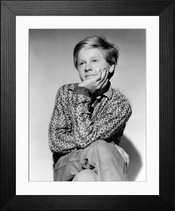 Framed Print : Mickey Rooney, ca. 1935 Framed Print : Mickey Rooney, ca. 1935