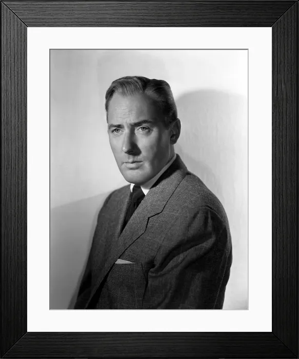 Framed Print : Michael Wilding, MGM portrait, ca. 1954