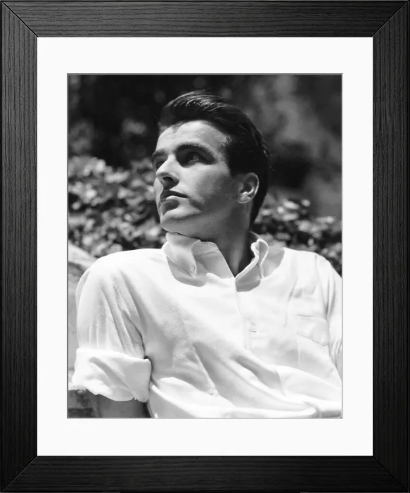Framed Print : Montgomery Clift, in 1948, around the time he was filming RED RIVER Framed Print : Montgomery Clift, in 1948, around the time he was filming RED RIVER