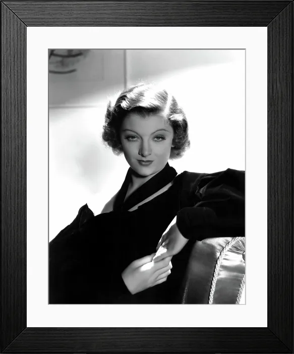 Framed Print : MYRNA LOY, MGM, 7 / 2 / 36 Framed Print : MYRNA LOY, MGM, 7 / 2 / 36