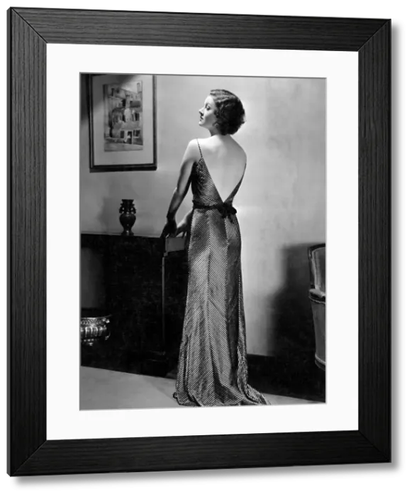 Framed Print : Myrna Loy, MGM portrait by Clarence Sinclair Bull, ca. 1933
