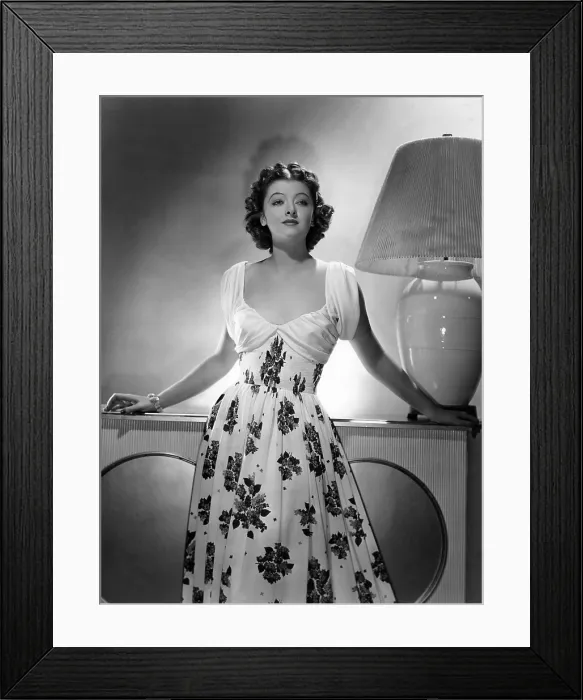 Framed Print : Myrna Loy, MGM portrait, 1939 Framed Print : Myrna Loy, MGM portrait, 1939