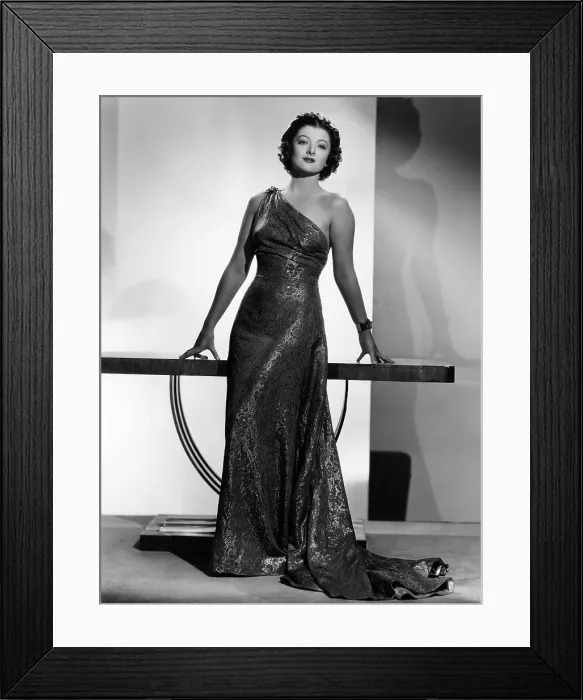Framed Print : Myrna Loy, MGM portrait by Clarence Sinclair Bull, ca. 1936 Framed Print : Myrna Loy, MGM portrait by Clarence Sinclair Bull, ca. 1936