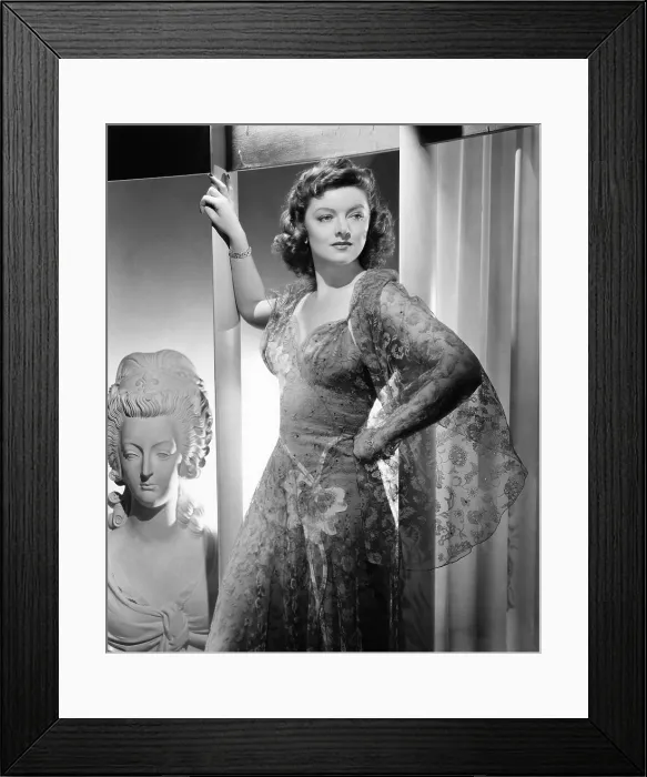 Framed Print : Myrna Loy, MGM portrait, late 1930s