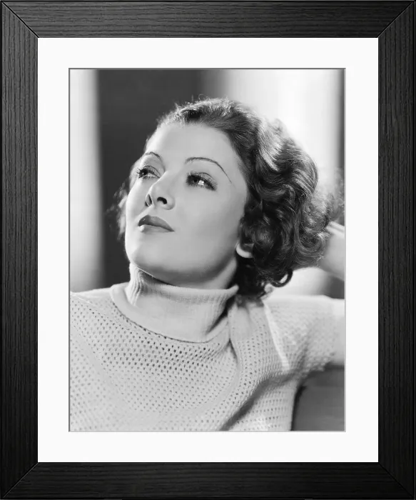 Framed Print : Myrna Loy, MGM portrait, early 1930s Framed Print : Myrna Loy, MGM portrait, early 1930s
