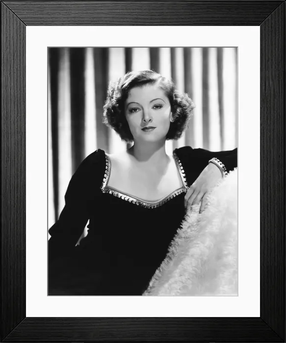 Framed Print : Myrna Loy, MGM portrait, circa 1938 Framed Print : Myrna Loy, MGM portrait, circa 1938