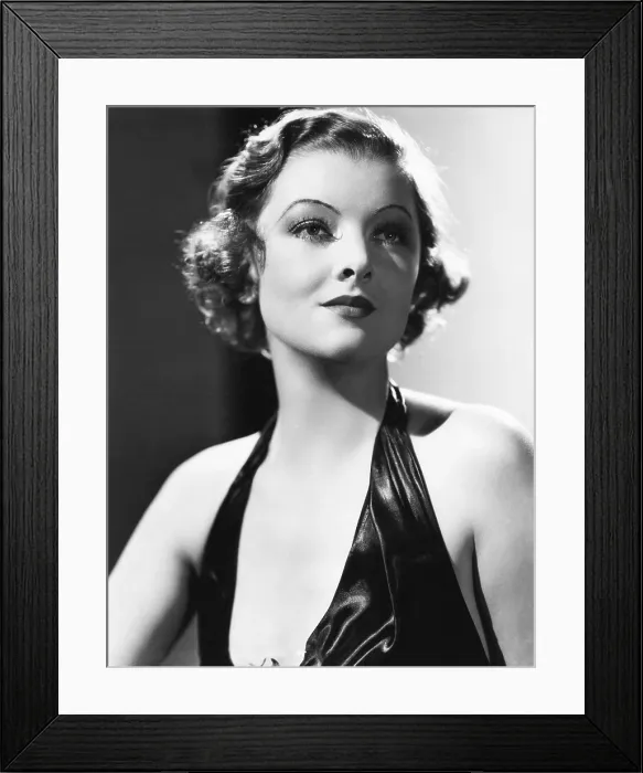Framed Print : Myrna Loy, MGM portrait, mid 1930s Framed Print : Myrna Loy, MGM portrait, mid 1930s