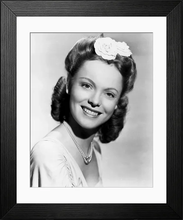 Framed Print : Warner Bros. starlet Nancy Coleman, ca. early 1940s