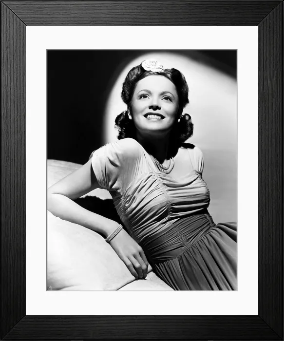 Framed Print : Warner Bros. starlet Nancy Coleman, ca. early 1940s