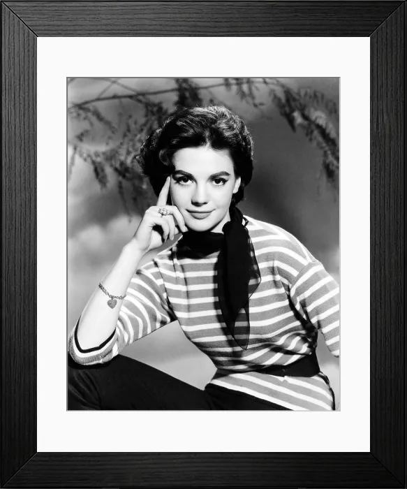 Framed Print : Natalie Wood, May, 1957