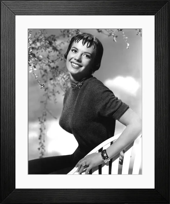 Framed Print : NATALIE WOOD, Warner Brothers, c. mid-1950s