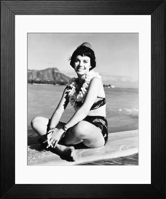 Framed Print : Natalie Wood, circa 1957