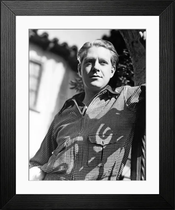 Framed Print : Nelson Eddy at home, 1935 Framed Print : Nelson Eddy at home, 1935