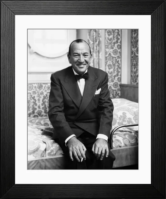 Framed Print : Noel Coward, ca. 1950s
