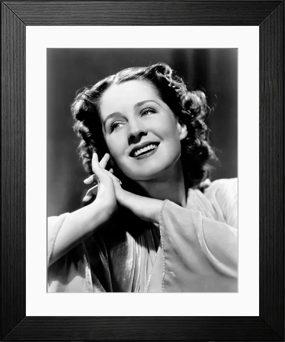 Framed Print : Norma Shearer, ca. 1936