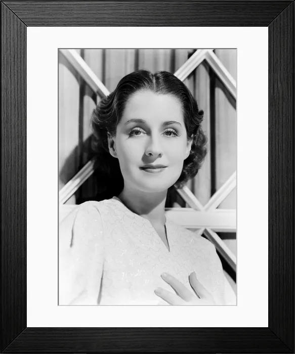 Framed Print : Norma Shearer, ca. 1934