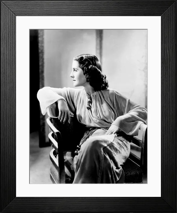 Framed Print : Norma Shearer, ca. 1936