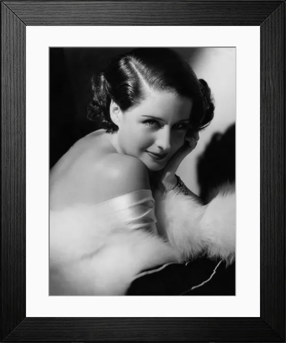 Framed Print : Norma Shearer, MGM portrait, ca. 1934 Framed Print : Norma Shearer, MGM portrait, ca. 1934
