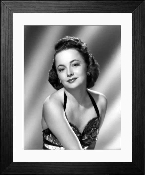 Framed Print : Olivia De Havilland, 1946