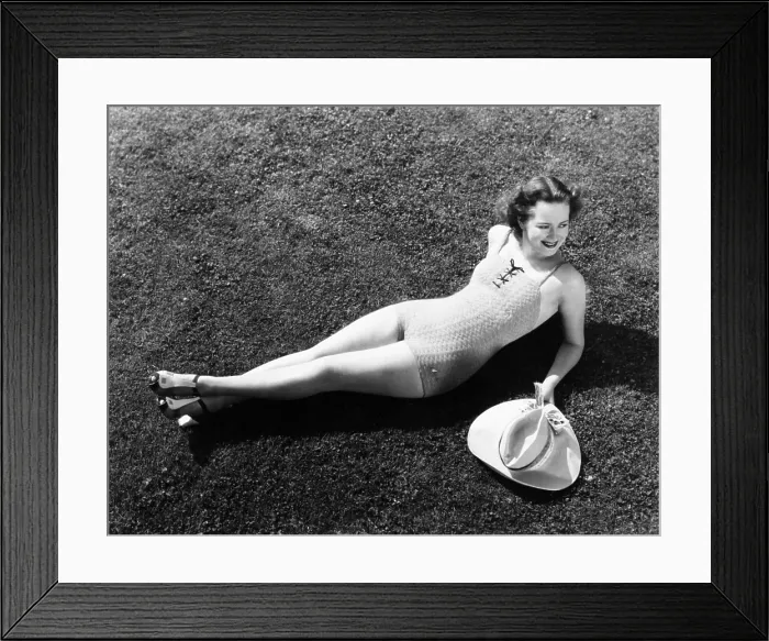 Framed Print : Olivia de Havilland, 1938