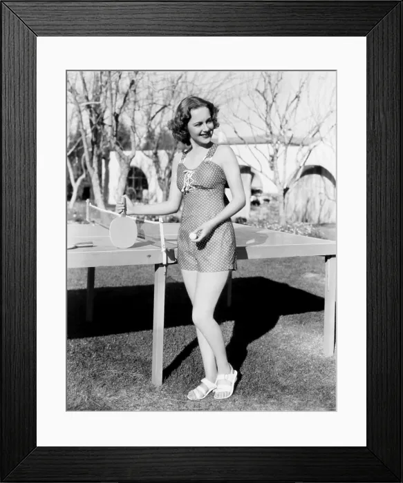Framed Print : Olivia de Havilland, ca. 1938