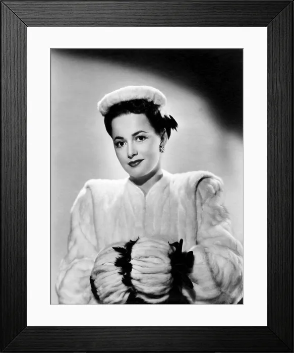 Framed Print : Olivia de Havilland, ca. late 1940s Framed Print : Olivia de Havilland, ca. late 1940s
