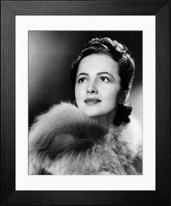 Framed Print : Olivia de Havilland, 1938