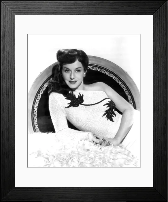 Framed Print : Paulette Goddard, portrait, ca. 1940s