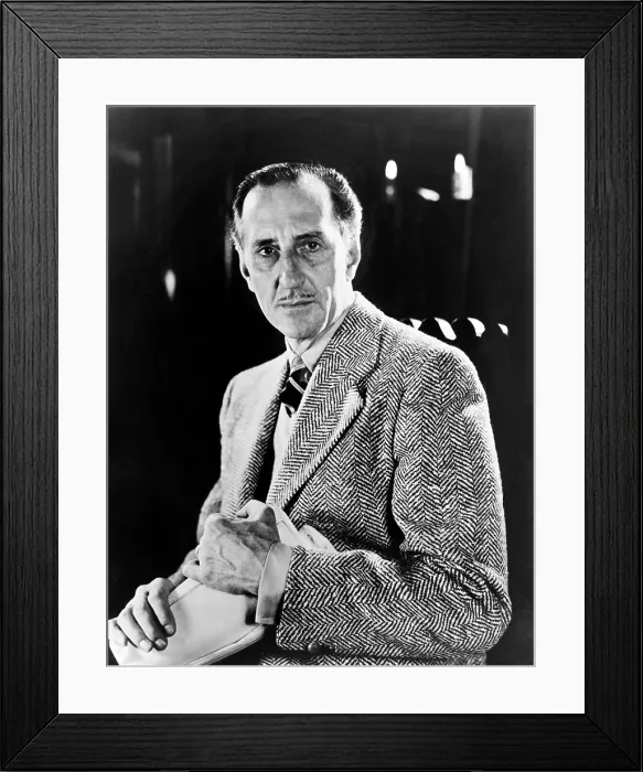 Framed Print : Basil Rathbone, ca. 1960 Framed Print : Basil Rathbone, ca. 1960