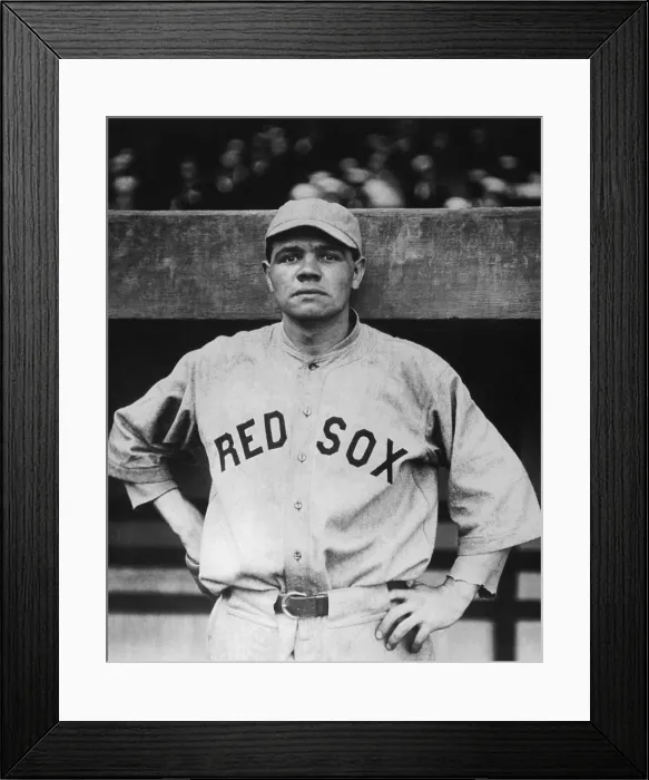 Framed Print : Babe Ruth, late 1910s