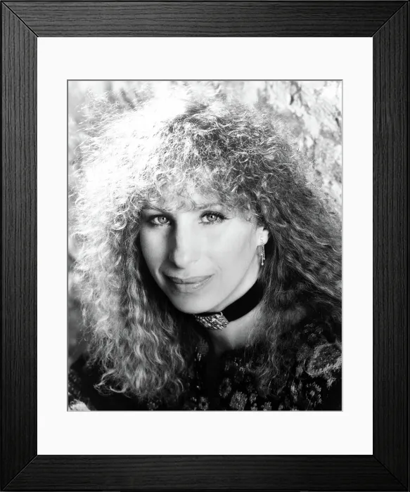 Framed Print : BARBRA STREISAND, portrait, 1983