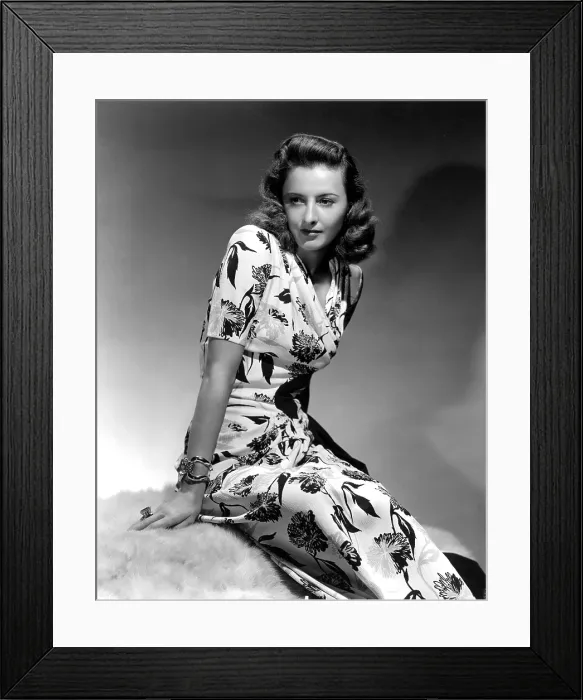 Framed Print : BARBARA STANWYCK by Hurrell, 1940 Framed Print : BARBARA STANWYCK by Hurrell, 1940