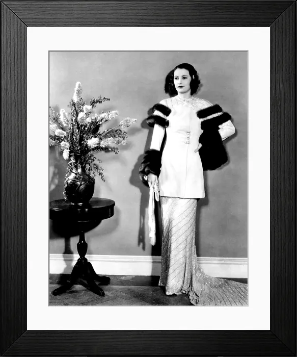 Framed Print : BARBARA STANWYCK, Warner Brothers, 3 / 7 / 34