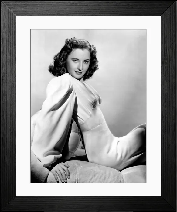 Framed Print : BARBARA STANWYCK, Warner Bros. portrait, 1942