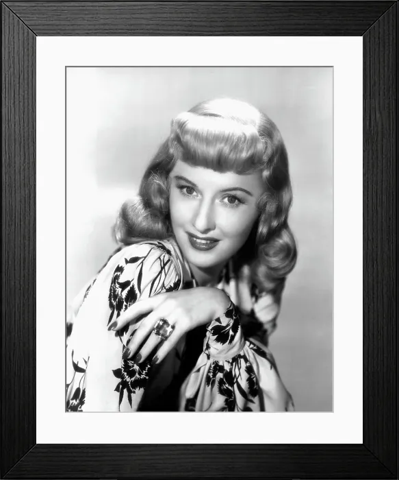 Framed Print : Barbara Stanwyck, Paramount publicity photo, 1943