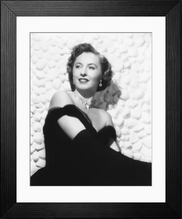 Framed Print : Barbara Stanwyck, Paramount portrait, 1950