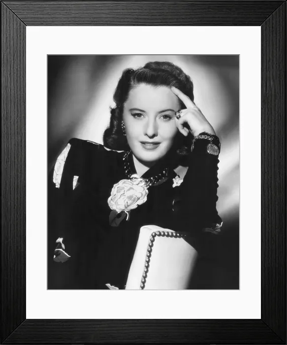 Framed Print : Barbara Stanwyck, mid 1940s