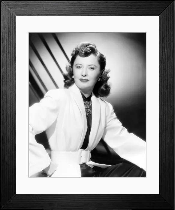 Framed Print : Barbara Stanwyck, 1946 Framed Print : Barbara Stanwyck, 1946