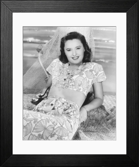Framed Print : Barbara Stanwyck, 1947 Framed Print : Barbara Stanwyck, 1947