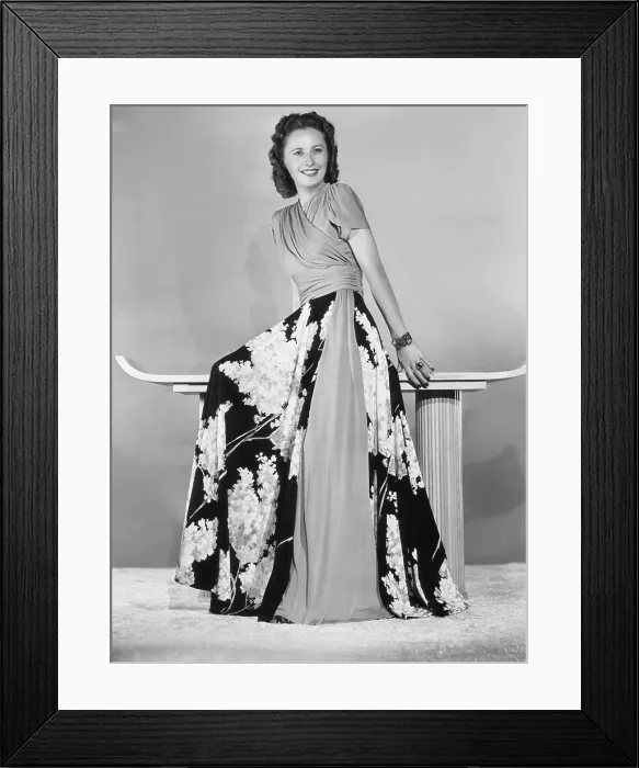 Framed Print : Barbara Stanwyck, ca. 1940